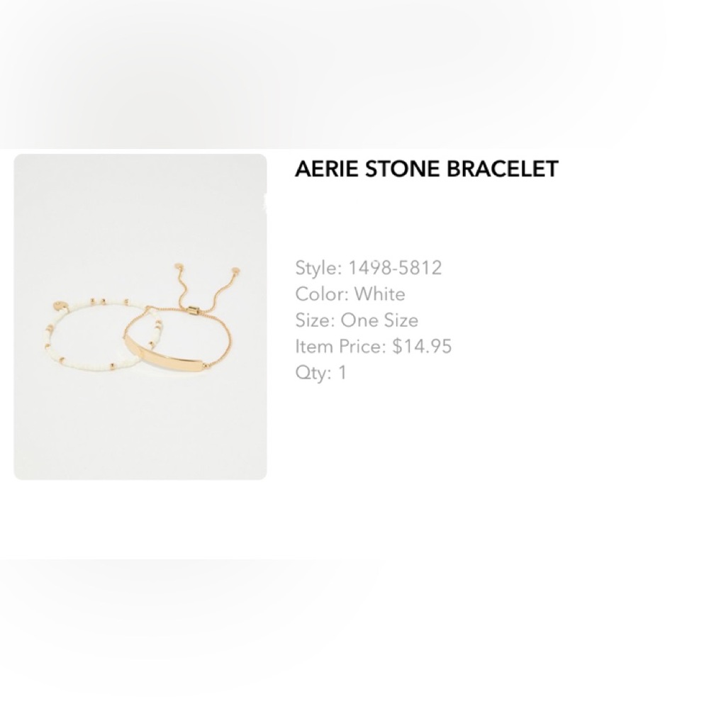 Aerie Stone Bracelets 2 Pack